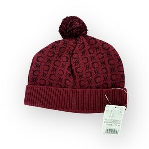 Celine Kids Knit Beanie with Pom Pom